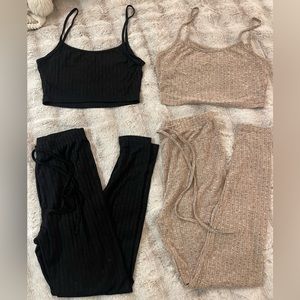 4-piece tank top + pants set.